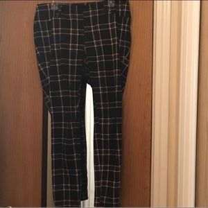 Plaid jeggings